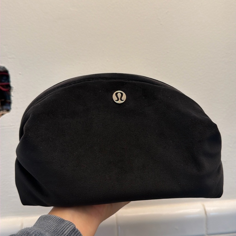 Lulu Feeling Ready Velour Essentials Pouch
